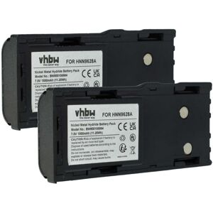vhbw 2x Battery compatible with Motorola CP450, GP300, GP308, CP450LS, CP250 Radio, Walkie-Talkie (1500 mAh, 7.5 V, NiMH) + Belt Clip vhbw 2x Battery compatible with Motorola CP450, GP300, GP308, CP450LS, CP250 Radio, Walkie-Talkie (1500 mAh, 7.5 V, NiMH) + Belt Clip