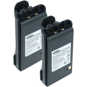 vhbw 2x Battery Replacement for Icom BP-265LI, BP-265 for Radio, Walkie-Talkie (2500 mAh, 7.4 V, Li-Ion) + Belt Clip vhbw 2x Battery Replacement for Icom BP-265LI, BP-265 for Radio, Walkie-Talkie (2500 mAh, 7.4 V, Li-Ion) + Belt Clip