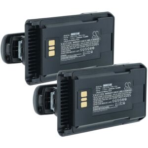 vhbw 2x Battery Replacement for Motorola AAJ67X001, AAJ68X001, AAK66X501 for Radio, Walkie-Talkie (2200 mAh, 7.4 V, Li-Ion) + Belt Clip vhbw 2x Battery Replacement for Motorola AAJ67X001, AAJ68X001, AAK66X501 for Radio, Walkie-Talkie (2200 mAh, 7.4 V, Li-Ion) + Belt Clip