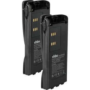 Vhbw - 2x Battery Replacement for Motorola HMNN4151, HMNN4154, HMNN4158 for Radio, Walkie-Talkie (1800 mAh, 7.2 v, NiMH) + Belt Clip Vhbw - 2x Battery Replacement for Motorola HMNN4151, HMNN4154, HMNN4158 for Radio, Walkie-Talkie (1800 mAh, 7.2 v, NiMH) + Belt Clip
