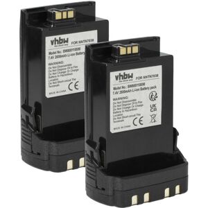 vhbw 2x Battery Replacement for Motorola NNTN8921, NNTN7038B, NNTN7038A, NNTN8921A, NNTN8921B for Radio, Walkie-Talkie (2500 mAh, 7.4 V, Li-Ion) vhbw 2x Battery Replacement for Motorola NNTN8921, NNTN7038B, NNTN7038A, NNTN8921A, NNTN8921B for Radio, Walkie-Talkie (2500 mAh, 7.4 V, Li-Ion)