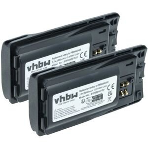 vhbw 2x Battery Replacement for Motorola PMLN6394A, PMLN6394, MNN4453AR, PMNN4434, PMNN4434A for Radio, Walkie-Talkie (3500 mAh, 3.7 V, Li-Ion) vhbw 2x Battery Replacement for Motorola PMLN6394A, PMLN6394, MNN4453AR, PMNN4434, PMNN4434A for Radio, Walkie-Talkie (3500 mAh, 3.7 V, Li-Ion)