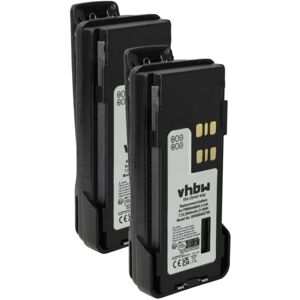2x Battery Replacement for Motorola PMNN4417, PMNN4416, PMNN4416AR for Radio, Walkie-Talkie (3000 mAh, 7.2 v, Li-Ion) + Belt Clip - Vhbw 2x Battery Replacement for Motorola PMNN4417, PMNN4416, PMNN4416AR for Radio, Walkie-Talkie (3000 mAh, 7.2 v, Li-Ion) + Belt Clip - Vhbw