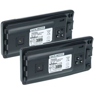 vhbw 2x Battery Replacement for Motorola RLN6305B, RLN6305C, RLN6305D for Radio, Walkie-Talkie (1100 mAh, 7.4 V, Li-Ion) + Belt Clip vhbw 2x Battery Replacement for Motorola RLN6305B, RLN6305C, RLN6305D for Radio, Walkie-Talkie (1100 mAh, 7.4 V, Li-Ion) + Belt Clip
