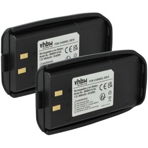 vhbw 2x Battery Replacement for UV8000D, DB10 for Radio, Walkie-Talkie (3600 mAh, 7.2 V, Li-Ion) vhbw 2x Battery Replacement for UV8000D, DB10 for Radio, Walkie-Talkie (3600 mAh, 7.2 V, Li-Ion)