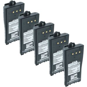 vhbw 5x Battery compatible with Entel HT783-U, HT783, HT783E, HT782-U, HT782T-U Radio, Walkie-Talkie (2000 mAh, 7.6 V, Li-Ion) + Belt Clip vhbw 5x Battery compatible with Entel HT783-U, HT783, HT783E, HT782-U, HT782T-U Radio, Walkie-Talkie (2000 mAh, 7.6 V, Li-Ion) + Belt Clip