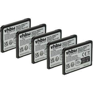 vhbw 5x Battery compatible with Midland PMR446, PMR446+, 777 Radio, Walkie-Talkie (700 mAh, 3.7 V, Li-Ion) vhbw 5x Battery compatible with Midland PMR446, PMR446+, 777 Radio, Walkie-Talkie (700 mAh, 3.7 V, Li-Ion)