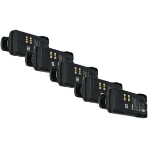 Vhbw - 5x Battery compatible with Motorola DP4400E, DP2000, DP2600, DP2400 Radio, Walkie-Talkie (1800mAh, 7.4 v, Li-ion) + Belt Clip Vhbw - 5x Battery compatible with Motorola DP4400E, DP2000, DP2600, DP2400 Radio, Walkie-Talkie (1800mAh, 7.4 v, Li-ion) + Belt Clip