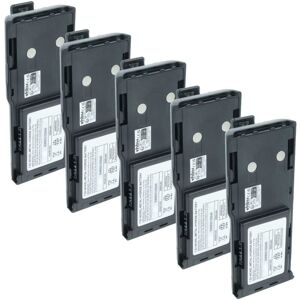 vhbw 5x Battery compatible with Motorola GP88, GP600, GTX800, GT-2050, GP88S Radio, Walkie-Talkie (2500 mAh, 7.5 V, NiMH) + Belt Clip vhbw 5x Battery compatible with Motorola GP88, GP600, GTX800, GT-2050, GP88S Radio, Walkie-Talkie (2500 mAh, 7.5 V, NiMH) + Belt Clip