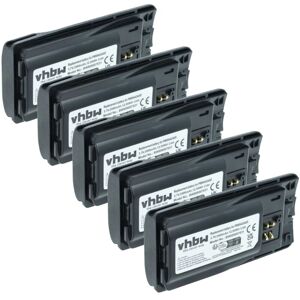 vhbw 5x Battery compatible with Motorola RMU2080d, RMU2080, RMU2040, RMM2050, RMU2050, RMU2043 Radio, Walkie-Talkie (3500 mAh, 3.7 V, Li-Ion) vhbw 5x Battery compatible with Motorola RMU2080d, RMU2080, RMU2040, RMM2050, RMU2050, RMU2043 Radio, Walkie-Talkie (3500 mAh, 3.7 V, Li-Ion)
