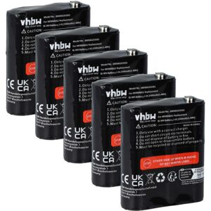 vhbw Motorola Radio Battery - 1500mAh NiMH - 5 Pack vhbw Motorola Radio Battery - 1500mAh NiMH - 5 Pack