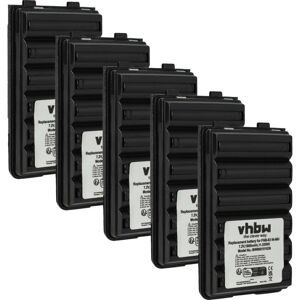 vhbw 5x Battery compatible with Yaesu Vertex VX-420, VX-427, VX800, VX-800, VX-428, VX-800U, VX-424 Radio, Walkie-Talkie (1600 mAh, 7.2 V, NiMH) vhbw 5x Battery compatible with Yaesu Vertex VX-420, VX-427, VX800, VX-800, VX-428, VX-800U, VX-424 Radio, Walkie-Talkie (1600 mAh, 7.2 V, NiMH)