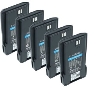 vhbw 5x Battery Replacement for Baofeng BL-6 for Radio, Walkie-Talkie (2000 mAh, 7.4 V, Li-Ion) vhbw 5x Battery Replacement for Baofeng BL-6 for Radio, Walkie-Talkie (2000 mAh, 7.4 V, Li-Ion)