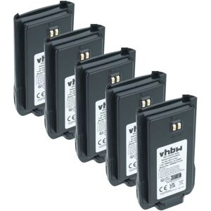 vhbw 5x Battery Replacement for Hyt / Hytera BL2407, BL1301, BL1719 for Radio, Walkie-Talkie (1800 mAh, 7.4 V, Li-Ion) vhbw 5x Battery Replacement for Hyt / Hytera BL2407, BL1301, BL1719 for Radio, Walkie-Talkie (1800 mAh, 7.4 V, Li-Ion)