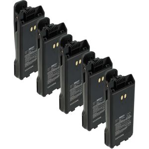 vhbw 5x Battery Replacement for Icom BP-280LI for Radio, Walkie-Talkie (2250 mAh, 7.4 V, Li-Ion) + Belt Clip vhbw 5x Battery Replacement for Icom BP-280LI for Radio, Walkie-Talkie (2250 mAh, 7.4 V, Li-Ion) + Belt Clip