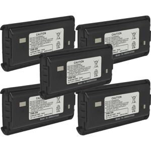 vhbw 5x Battery Replacement for Kenwood KNB-29A, KNB-29, BPKNB45LI, BPKNB29MHXT-1, BPKNB29MH for Radio, Walkie-Talkie (1600 mAh, 7.2 V, NiMH) vhbw 5x Battery Replacement for Kenwood KNB-29A, KNB-29, BPKNB45LI, BPKNB29MHXT-1, BPKNB29MH for Radio, Walkie-Talkie (1600 mAh, 7.2 V, NiMH)