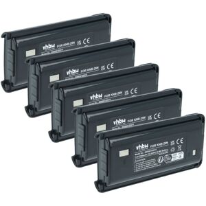 vhbw 5x Battery Replacement for Kenwood KSC-31, KNB-53N, KNB-53, KNB-30N, KNB-30A, KNB-30, KNB-29N for Radio, Walkie-Talkie (2300 mAh, 7.2 V, NiMH) vhbw 5x Battery Replacement for Kenwood KSC-31, KNB-53N, KNB-53, KNB-30N, KNB-30A, KNB-30, KNB-29N for Radio, Walkie-Talkie (2300 mAh, 7.2 V, NiMH)