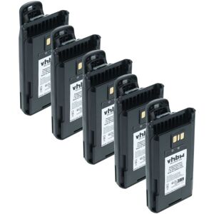 vhbw 5x Battery Replacement for Motorola AAJ67X001 for Radio, Walkie-Talkie (1500 mAh, 7.4 V, Li-Ion) vhbw 5x Battery Replacement for Motorola AAJ67X001 for Radio, Walkie-Talkie (1500 mAh, 7.4 V, Li-Ion)