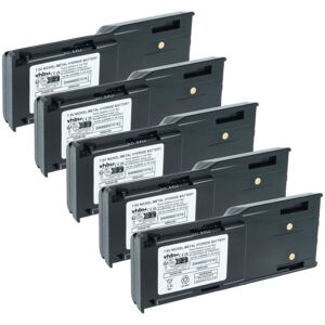vhbw 5x Battery Replacement for Motorola HNN8148C, HNN8148, HNN8148A, HNN8148B for Radio, Walkie-Talkie (1800 mAh, 7.5 V, NiMH) vhbw 5x Battery Replacement for Motorola HNN8148C, HNN8148, HNN8148A, HNN8148B for Radio, Walkie-Talkie (1800 mAh, 7.5 V, NiMH)