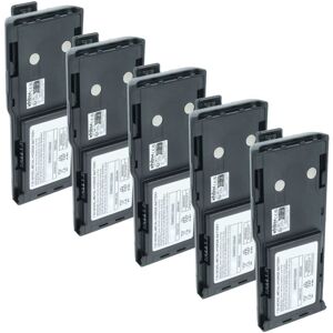 vhbw 5x Battery Replacement for Motorola HNN9628AR, HNN9628B, HNN9628A for Radio, Walkie-Talkie (2500 mAh, 7.5 V, NiMH) + Belt Clip vhbw 5x Battery Replacement for Motorola HNN9628AR, HNN9628B, HNN9628A for Radio, Walkie-Talkie (2500 mAh, 7.5 V, NiMH) + Belt Clip