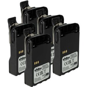 vhbw 5x Battery Replacement for Motorola PMNN4023, PMNN4022AR, PMNN4070 for Radio, Walkie-Talkie (2600 mAh, 7.2 V, Li-Ion) + Belt Clip vhbw 5x Battery Replacement for Motorola PMNN4023, PMNN4022AR, PMNN4070 for Radio, Walkie-Talkie (2600 mAh, 7.2 V, Li-Ion) + Belt Clip