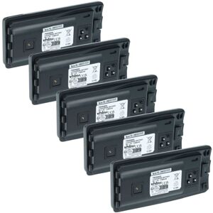 vhbw 5x Battery Replacement for Motorola RLN6306A, RLN6308, RLN6351 for Radio, Walkie-Talkie (1100 mAh, 7.4 V, Li-Ion) + Belt Clip vhbw 5x Battery Replacement for Motorola RLN6306A, RLN6308, RLN6351 for Radio, Walkie-Talkie (1100 mAh, 7.4 V, Li-Ion) + Belt Clip