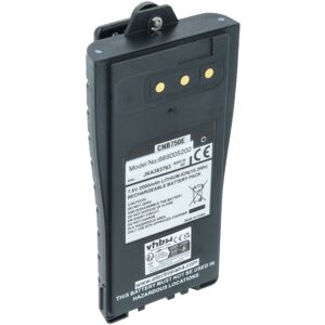 vhbw Battery compatible with Entel HT765T, HT762T, HT766T, HT780, HT782, HT782S Radio, Walkie-Talkie (2000 mAh, 7.6 V, Li-Ion) + Belt Clip vhbw Battery compatible with Entel HT765T, HT762T, HT766T, HT780, HT782, HT782S Radio, Walkie-Talkie (2000 mAh, 7.6 V, Li-Ion) + Belt Clip