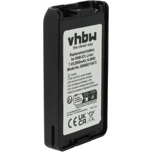 Battery Replacement for Kenwood KNB-24L, KNB-25A, KNB-26, KNB-26N, KNB-35L, KNB-55L, KNB-56N for Radio, Walkie-Talkie (2000mAh, 7.4V, Li-Ion) - Vhbw Battery Replacement for Kenwood KNB-24L, KNB-25A, KNB-26, KNB-26N, KNB-35L, KNB-55L, KNB-56N for Radio, Walkie-Talkie (2000mAh, 7.4V, Li-Ion) - Vhbw