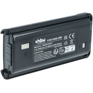 Vhbw - Battery Replacement for Kenwood KNB-30, KNB-30A, KNB-30N, KNB-53, KNB-53N, KSC-31, KSC-35 for Radio, Walkie-Talkie (2300mAh, 7.2V, NiMH) Vhbw - Battery Replacement for Kenwood KNB-30, KNB-30A, KNB-30N, KNB-53, KNB-53N, KSC-31, KSC-35 for Radio, Walkie-Talkie (2300mAh, 7.2V, NiMH)