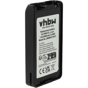 Vhbw - Battery Replacement for Kenwood KNB-55Li, KNB-56, KNB-56L, KNB-57, KNB-57Li, KNB-68LC for Radio, Walkie-Talkie (2000mAh, 7.4V, Li-Ion) Vhbw - Battery Replacement for Kenwood KNB-55Li, KNB-56, KNB-56L, KNB-57, KNB-57Li, KNB-68LC for Radio, Walkie-Talkie (2000mAh, 7.4V, Li-Ion)