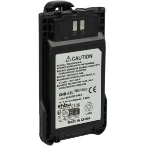 Vhbw - Battery Replacement for Kenwood KNB-63L, KNB-65L for Radio, Walkie-Talkie (1000 mAh, 7.4 v, Li-Ion) + Belt Clip Vhbw - Battery Replacement for Kenwood KNB-63L, KNB-65L for Radio, Walkie-Talkie (1000 mAh, 7.4 v, Li-Ion) + Belt Clip