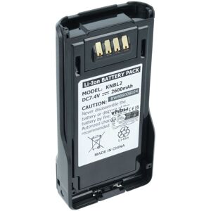 vhbw Battery Replacement for Kenwood KNB-L2M, KNB-L2, KNB-L1, KNB-LS5, KNB-L3M, KNB-LS6, KNB-L3 for Radio, Walkie-Talkie (2600 mAh, 7.4 V, Li-Ion) vhbw Battery Replacement for Kenwood KNB-L2M, KNB-L2, KNB-L1, KNB-LS5, KNB-L3M, KNB-LS6, KNB-L3 for Radio, Walkie-Talkie (2600 mAh, 7.4 V, Li-Ion)