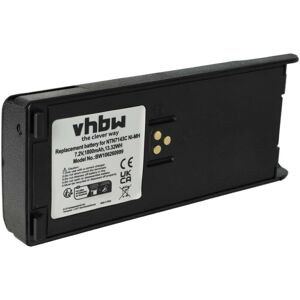 vhbw 1x Battery Replacement for Motorola NTN7144, NTN7143CR, NTN7143R for Radio, Walkie-Talkie (1800mAh, 7.5 V, NiMH) + Belt Clip vhbw 1x Battery Replacement for Motorola NTN7144, NTN7143CR, NTN7143R for Radio, Walkie-Talkie (1800mAh, 7.5 V, NiMH) + Belt Clip