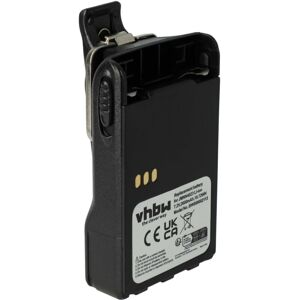 Vhbw - Battery Replacement for Motorola PMNN4201LI for Radio, Walkie-Talkie (2600mAh, 7.2 v, Li-ion) + Belt Clip Vhbw - Battery Replacement for Motorola PMNN4201LI for Radio, Walkie-Talkie (2600mAh, 7.2 v, Li-ion) + Belt Clip