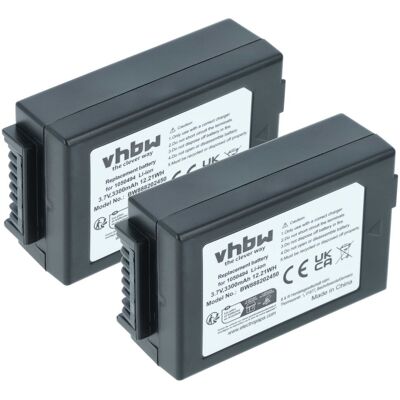 Vhbw 2x Battery Compatible With Motorola 3 Model C, 3 Model S Handheld Mobile Computer (3300 Mah, 3.7 V, Li-ion) Vhbw 2x Battery Compatible With Motorola 3 Model C, 3 Model S Handheld Mobile Computer (3300 Mah, 3.7 V, Li-ion)