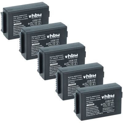 Vhbw 5x Battery Compatible With Motorola 3 Model C, 3 Model S Handheld Mobile Computer (2000 Mah, 3.7 V, Li-ion) Vhbw 5x Battery Compatible With Motorola 3 Model C, 3 Model S Handheld Mobile Computer (2000 Mah, 3.7 V, Li-ion)