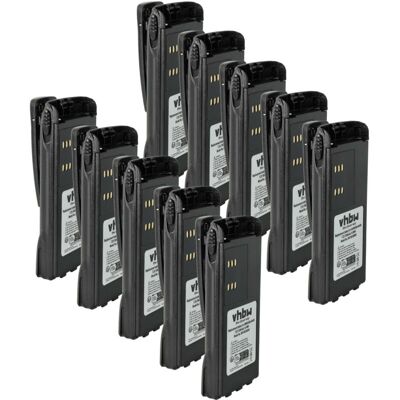 vhbw 10x Battery compatible with Motorola GP580, GP540, GP340, GP360, GP640, GP380 Radio, Walkie-Talkie (1500 mAh, 7.2 V, NiMH) + Belt Clip vhbw 10x Battery compatible with Motorola GP580, GP540, GP340, GP360, GP640, GP380 Radio, Walkie-Talkie (1500 mAh, 7.2 V, NiMH) + Belt Clip