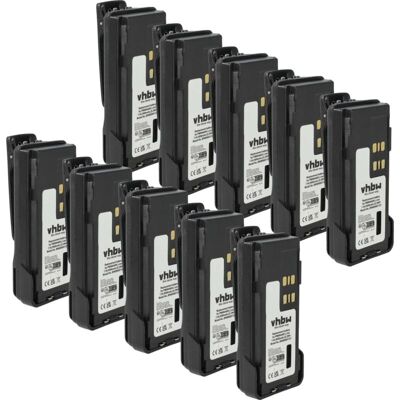 vhbw 10x Battery compatible with Motorola XPR3500, XPR3300, XPR3000, XPR3300e Radio, Walkie-Talkie (3000 mAh, 7.4 V, Li-Ion) + Belt Clip vhbw 10x Battery compatible with Motorola XPR3500, XPR3300, XPR3000, XPR3300e Radio, Walkie-Talkie (3000 mAh, 7.4 V, Li-Ion) + Belt Clip