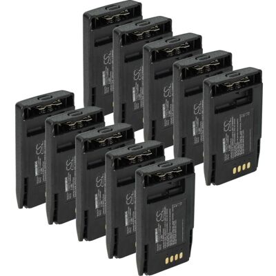 vhbw 10x Battery Replacement for Motorola AP-6574, PMNN4351, FTN6574BC, FTN6574A, FTN6574 for Radio, Walkie-Talkie (2200 mAh, 3.7 V, Li-Ion) vhbw 10x Battery Replacement for Motorola AP-6574, PMNN4351, FTN6574BC, FTN6574A, FTN6574 for Radio, Walkie-Talkie (2200 mAh, 3.7 V, Li-Ion)