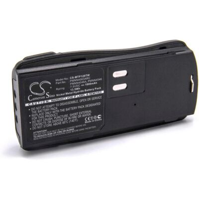 Vhbw - 1x Battery Replacement for Motorola PMNN4063BR for Radio, Walkie-Talkie (1800mAh, 7.5 v, NiMH) Vhbw - 1x Battery Replacement for Motorola PMNN4063BR for Radio, Walkie-Talkie (1800mAh, 7.5 v, NiMH)