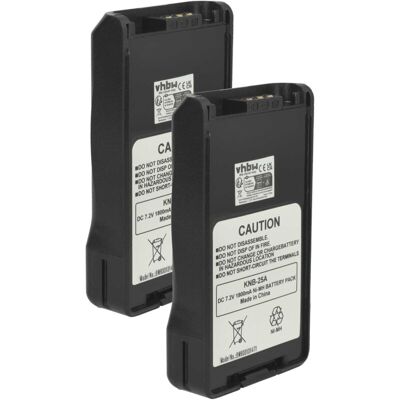 Vhbw - 2x Battery compatible with Kenwood TK-3360, TK-3360M, TK-3360E Radio, Walkie-Talkie (1800 mAh, 7.2 v, NiMH) Vhbw - 2x Battery compatible with Kenwood TK-3360, TK-3360M, TK-3360E Radio, Walkie-Talkie (1800 mAh, 7.2 v, NiMH)