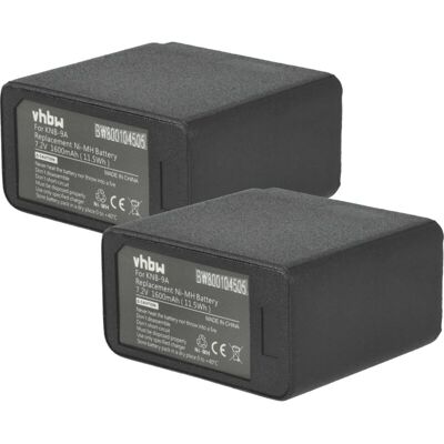 vhbw 2x Battery Replacement for Kenwood KNB-11A, KNB-11N, KNB-11, KNB-18A, KNB-19A, KNB-12, KNB-12A for Radio, Walkie-Talkie (1600 mAh, 7.2 V, NiMH) vhbw 2x Battery Replacement for Kenwood KNB-11A, KNB-11N, KNB-11, KNB-18A, KNB-19A, KNB-12, KNB-12A for Radio, Walkie-Talkie (1600 mAh, 7.2 V, NiMH)