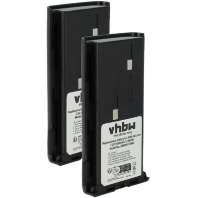 vhbw Kenwood Battery Replacement - 1800mAh - Black vhbw Kenwood Battery Replacement - 1800mAh - Black