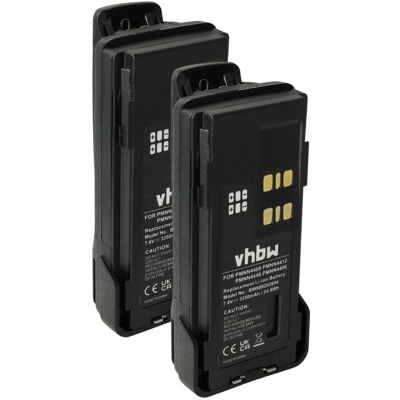 vhbw Motorola Battery Replacement 2x - Radio - Black vhbw Motorola Battery Replacement 2x - Radio - Black
