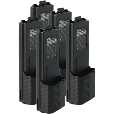 Vhbw - 5x Battery compatible with Baofeng UV-5R, BF-F8, UV-5RA, UV-5RE, BF-F9 Radio, Walkie-Talkie (3800 mAh, 7.4 v, Li-Ion) Vhbw - 5x Battery compatible with Baofeng UV-5R, BF-F8, UV-5RA, UV-5RE, BF-F9 Radio, Walkie-Talkie (3800 mAh, 7.4 v, Li-Ion)