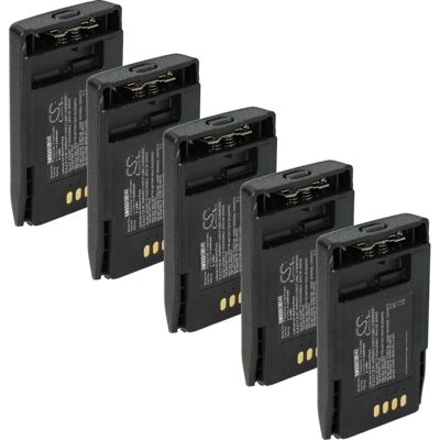 vhbw 5x Battery Replacement for Motorola AP-6574, PMNN4351, FTN6574BC, FTN6574A, FTN6574 for Radio, Walkie-Talkie (2200 mAh, 3.7 V, Li-Ion) vhbw 5x Battery Replacement for Motorola AP-6574, PMNN4351, FTN6574BC, FTN6574A, FTN6574 for Radio, Walkie-Talkie (2200 mAh, 3.7 V, Li-Ion)