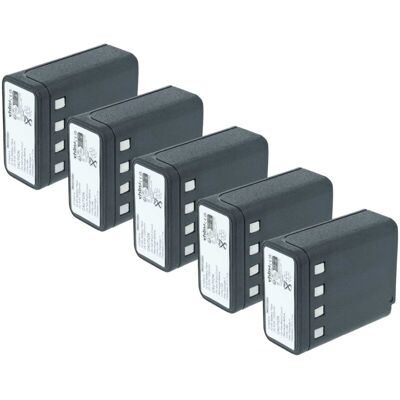 vhbw 5x Battery Replacement for Motorola NTN4824A, NTN5414A, NTN5414R, NTN5049A, NTN5414, NTN4585 for Radio, Walkie-Talkie (1200 mAh, 9.6 V, NiMH) vhbw 5x Battery Replacement for Motorola NTN4824A, NTN5414A, NTN5414R, NTN5049A, NTN5414, NTN4585 for Radio, Walkie-Talkie (1200 mAh, 9.6 V, NiMH)