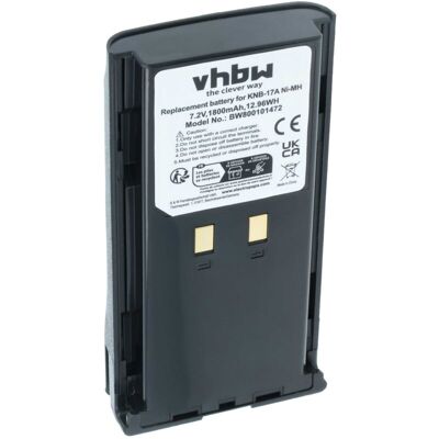 vhbw Battery for Kenwood TK Series - High Capacity Rechargeable Battery vhbw Battery for Kenwood TK Series - High Capacity Rechargeable Battery