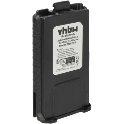 Vhbw - Battery compatible with tyt TH-F8, TH-F9 Radio, Walkie-Talkie (1800mAh, 7.4 v, Li-ion) Vhbw - Battery compatible with tyt TH-F8, TH-F9 Radio, Walkie-Talkie (1800mAh, 7.4 v, Li-ion)