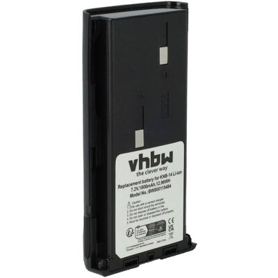 Vhbw - Battery Replacement for Kenwood KNB-20N, KNB-21, KNB20, KNB20N for Radio, Walkie-Talkie (1800mAh, 7.4V, Li-Ion) Vhbw - Battery Replacement for Kenwood KNB-20N, KNB-21, KNB20, KNB20N for Radio, Walkie-Talkie (1800mAh, 7.4V, Li-Ion)